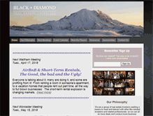 Tablet Screenshot of blackdiamondrealestateinvestors.com